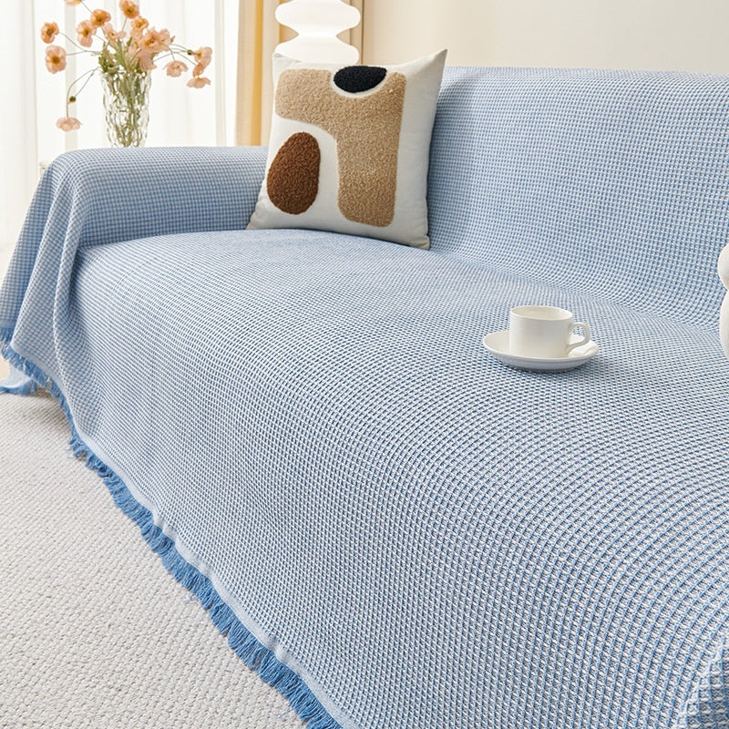 Textured Woven Throw Blanket