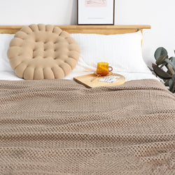 Tassel Knitted Blanket Throw