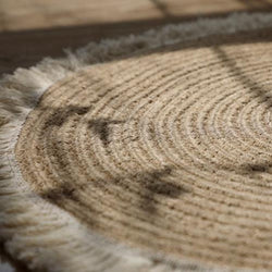 Rustic Round Jute Rug