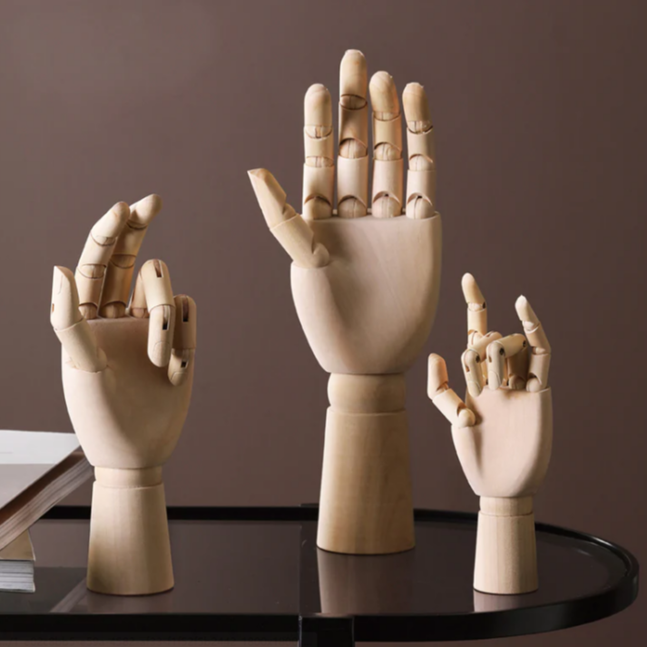 Wooden Mannequin Hand