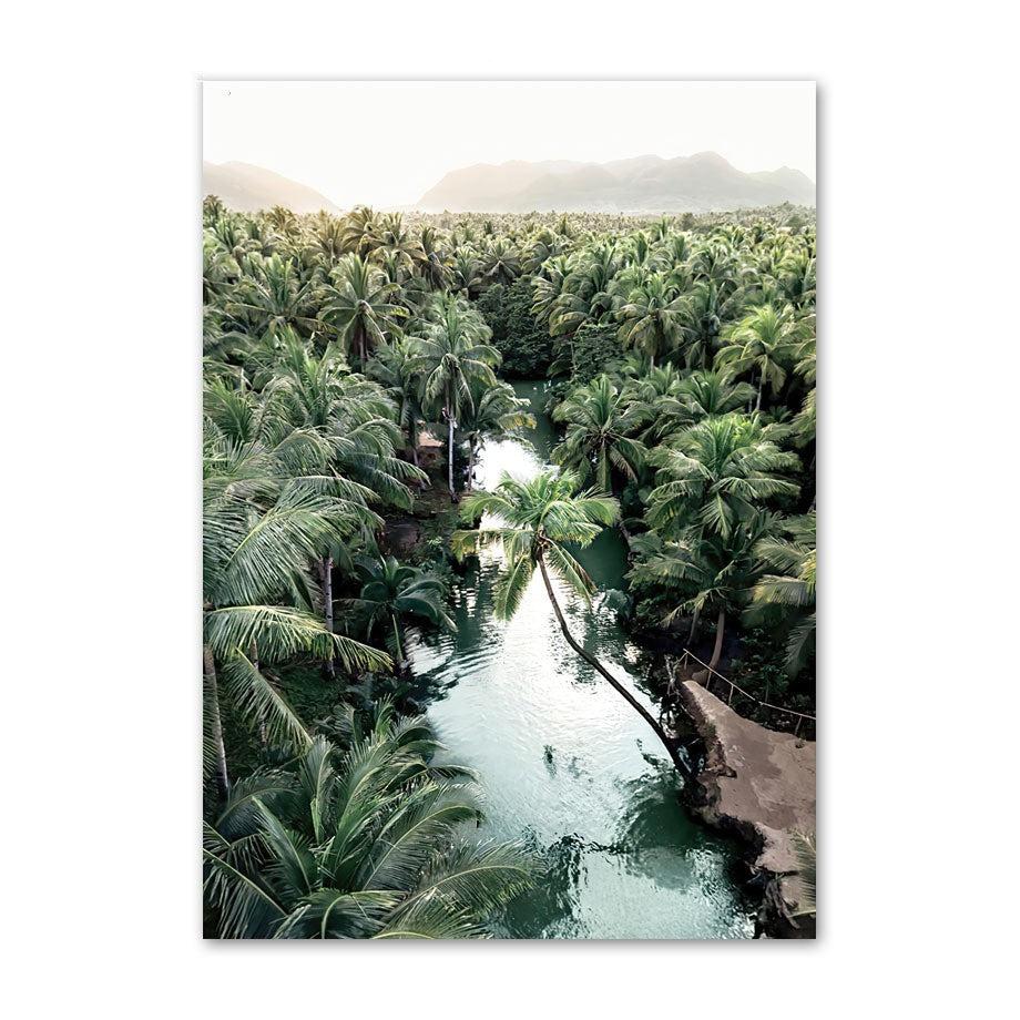 Palm Grove Canvas Art