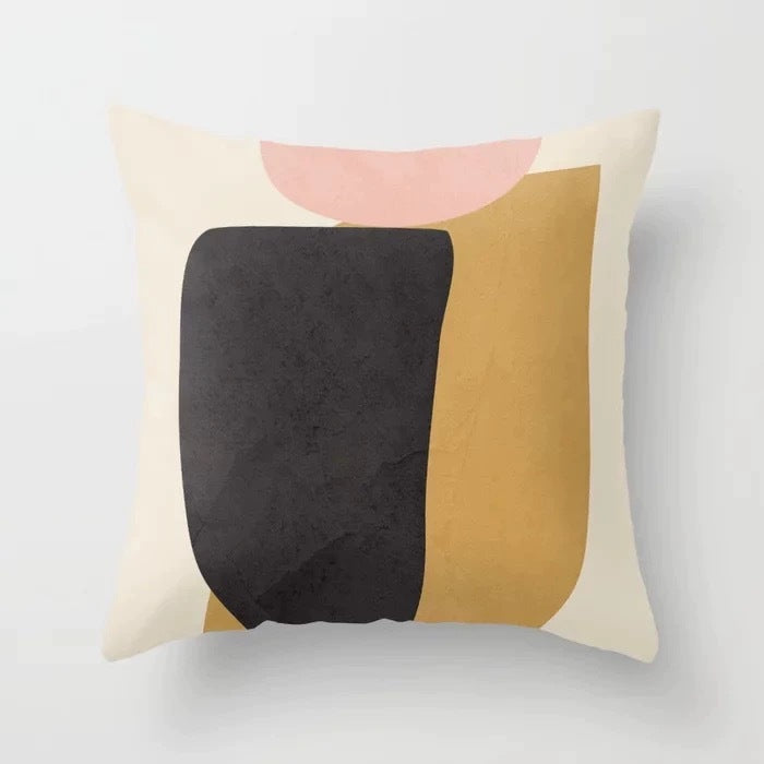 Abstract Geometric Velvet Cushion Cover 45x45cm