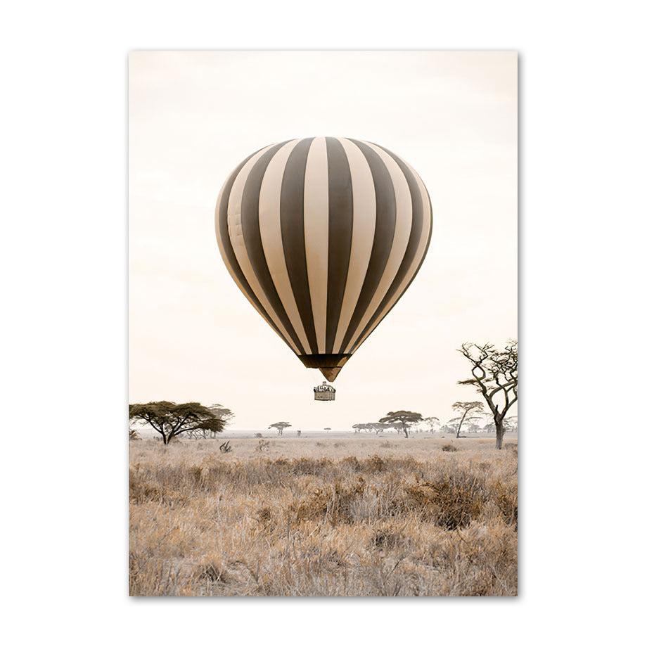 Hot Air Balloon Canvas Art