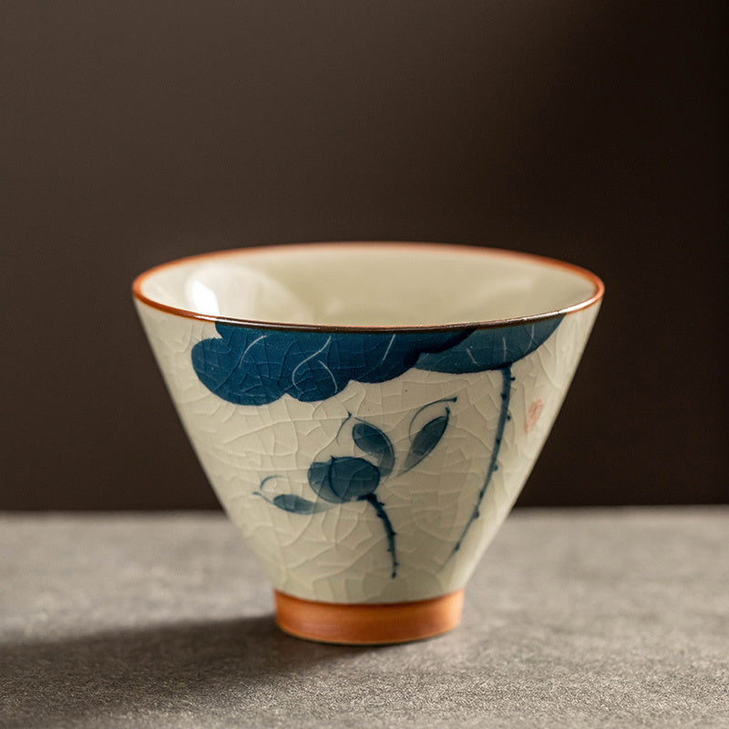 Hand Painted Porcelain Tea Cup 6 Pcs