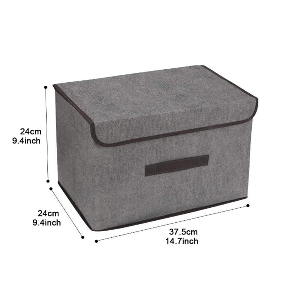 Foldable Fabric Storage Boxes (Set of 3)