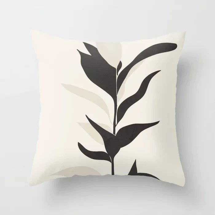 Leaf Pattern Cushion Cover 45x45cm