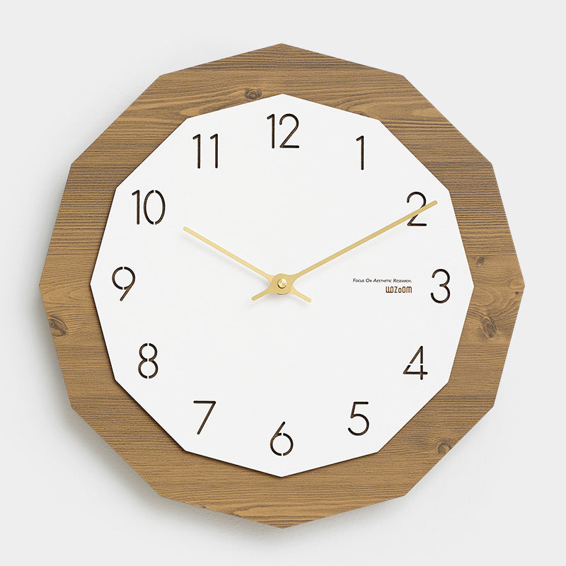 Polygon Wall Clock 38cm
