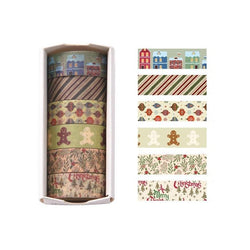 Christmas Gift Paper Tape 6 Rolls