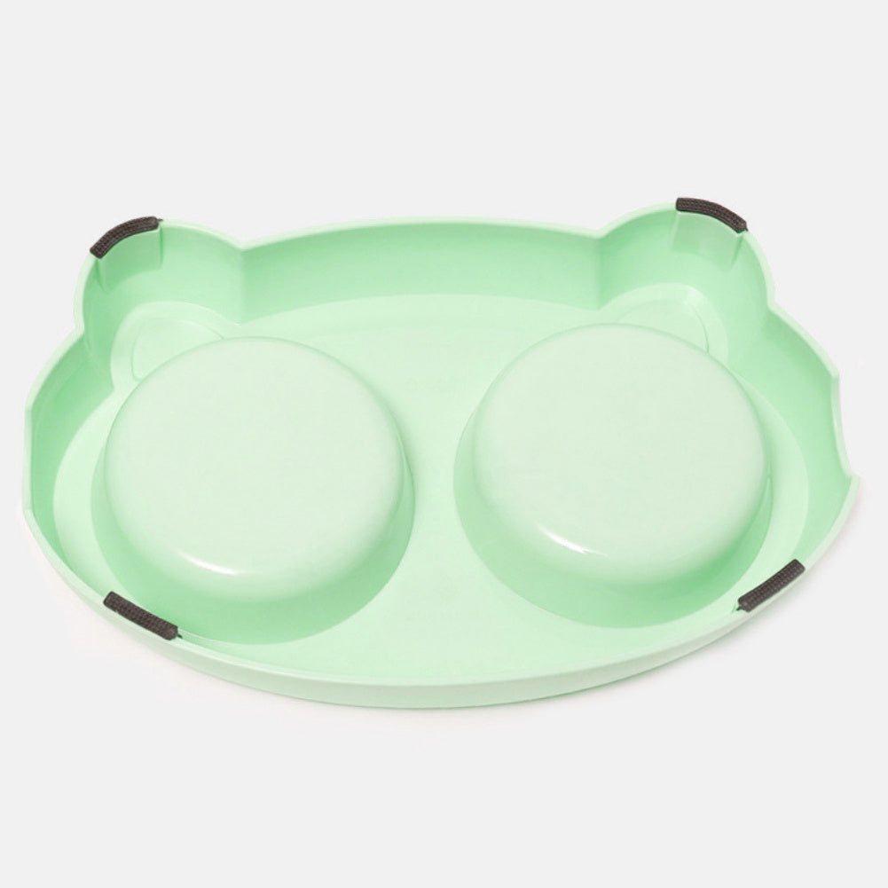 Double Stainless Steel Pet Bowl
