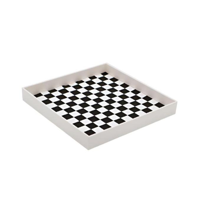 Checkered Pattern Tray