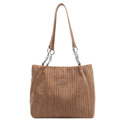 Corduroy Casual Shoulder Bag