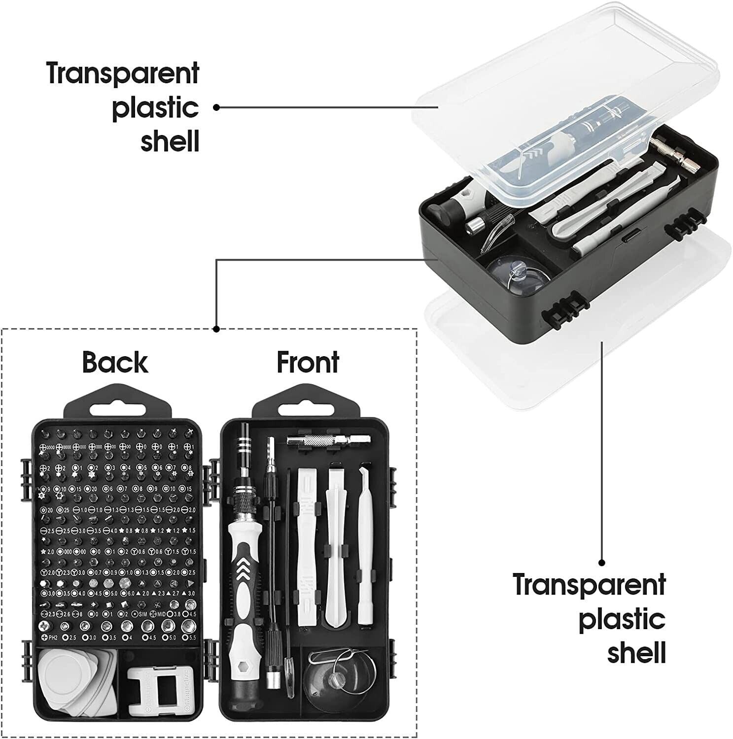 117-in-1 Precision Magnetic Screwdriver Set