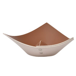 Traingular Leather Tray