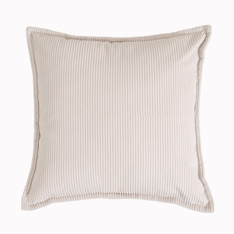 Ribbed Solid Colour Cushion Cover 45x45cm