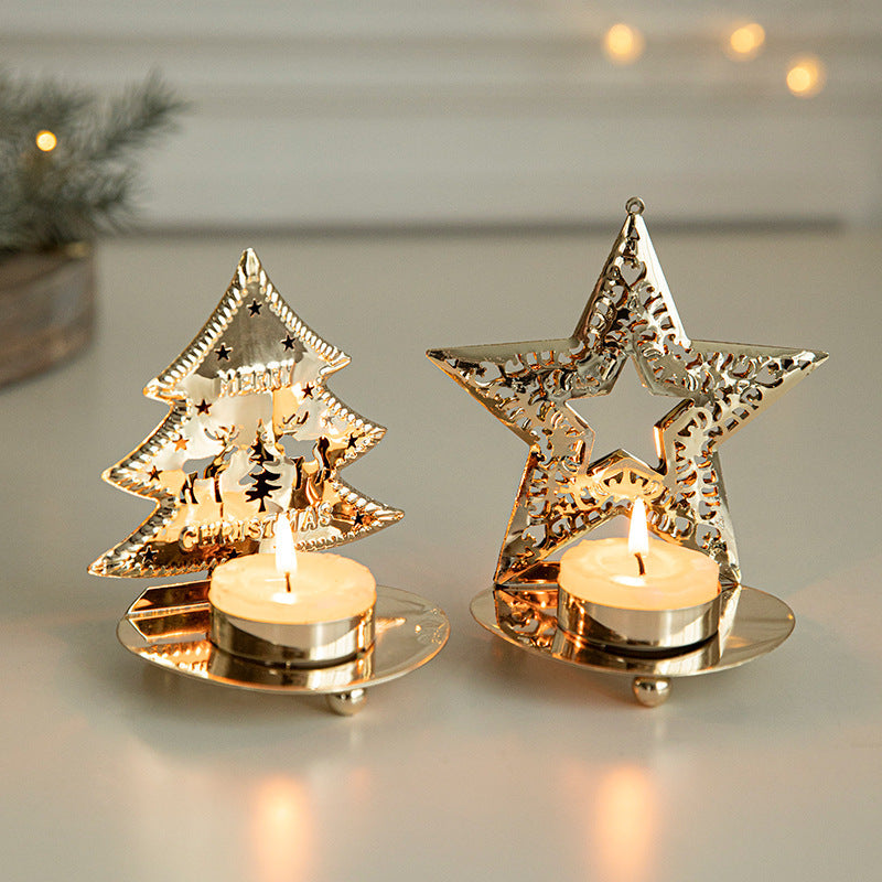 Golden Tealight Holder