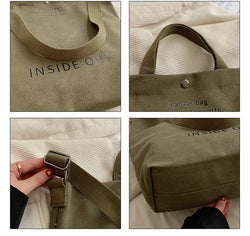 Canvas Crossbody Tote