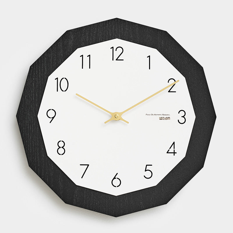 Polygon Wall Clock 38cm