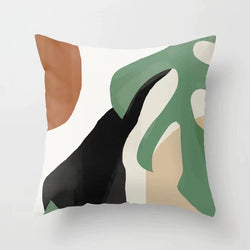 Leaf Pattern Cushion Cover 45x45cm