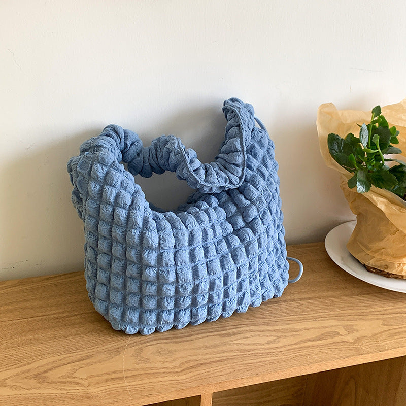 Bubble Knitted Shoulder Bag