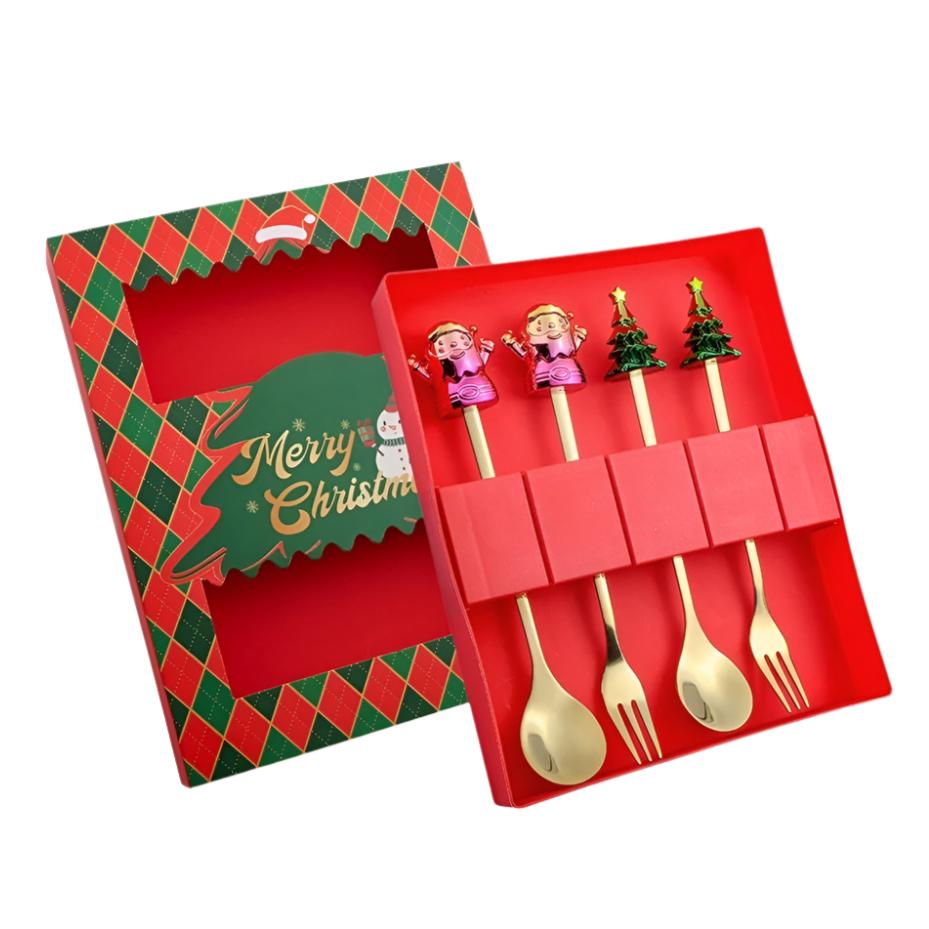 Christmas Spoon and Fork Set