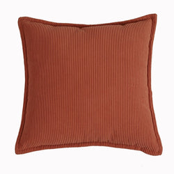 Ribbed Solid Colour Cushion Cover 45x45cm