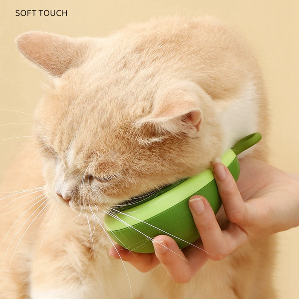 Pet Grooming Brush with One-Click Hair Removal