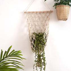 Hand-woven Hanging Basket