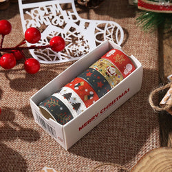 Christmas Gift Paper Tape 6 Rolls