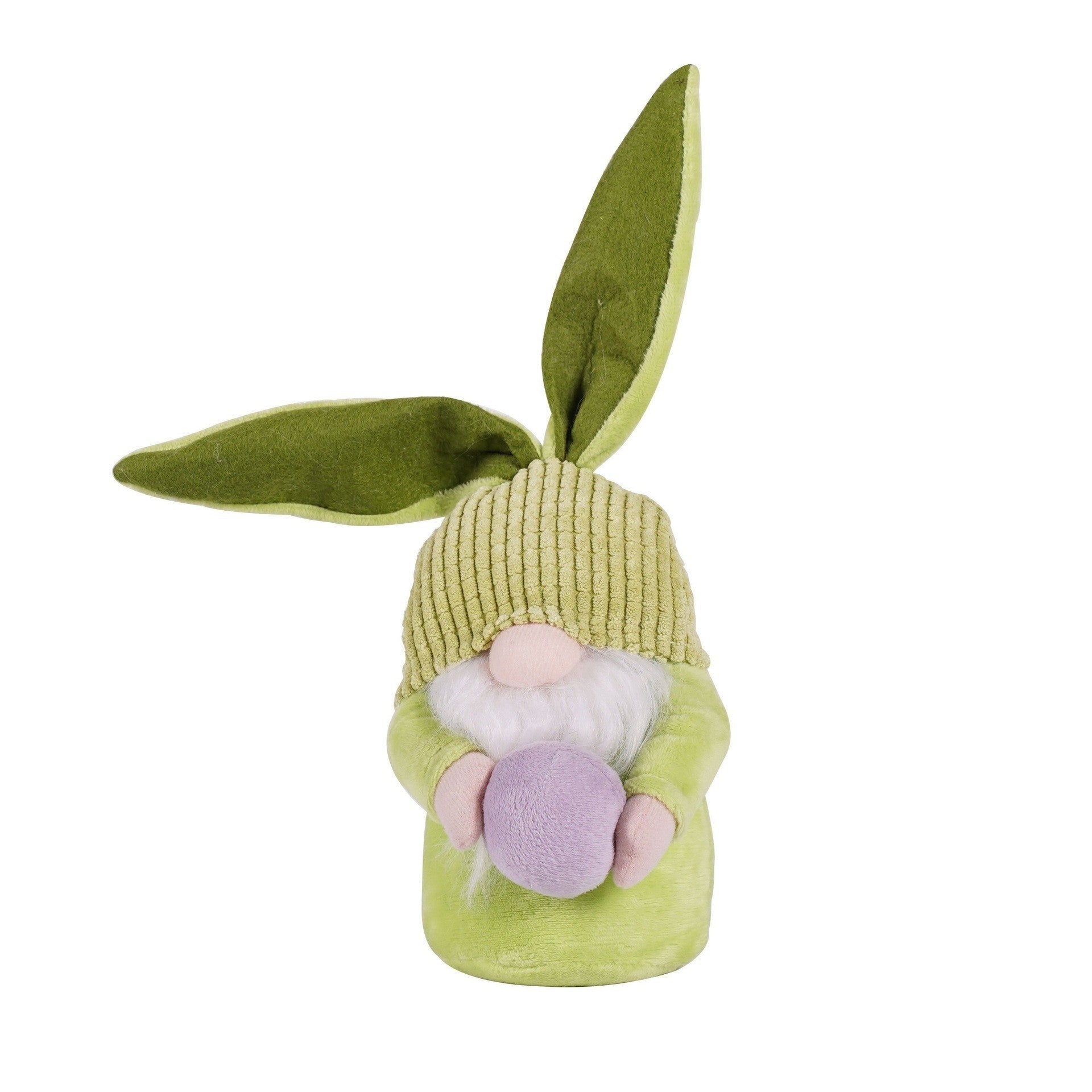 Easter Plush Doll Decoration Pair 2pcs Yellow green 28cm Polyester
