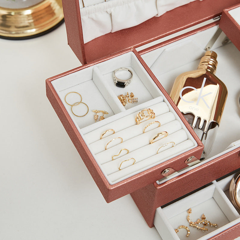 Leather Jewelry Storage Box
