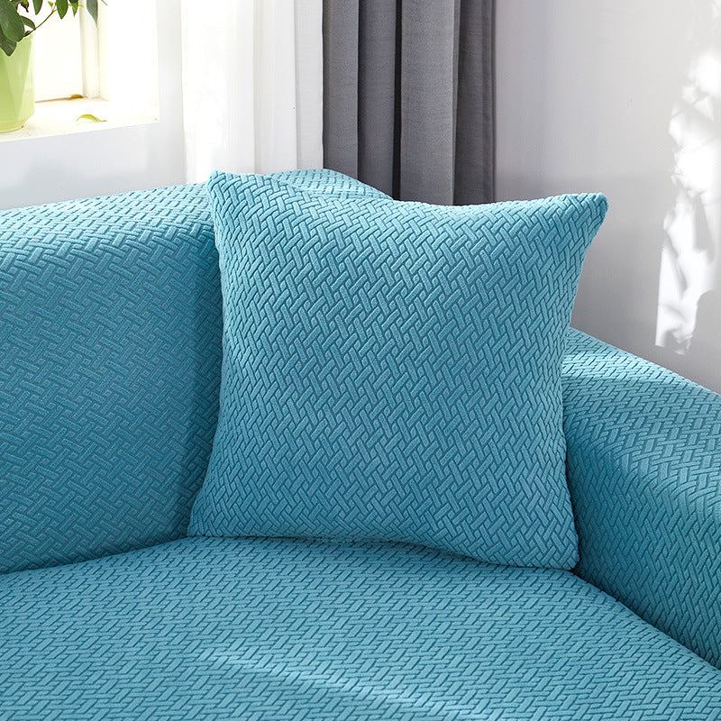 Tufted Herringbone Cushion/Cover 45x45cm