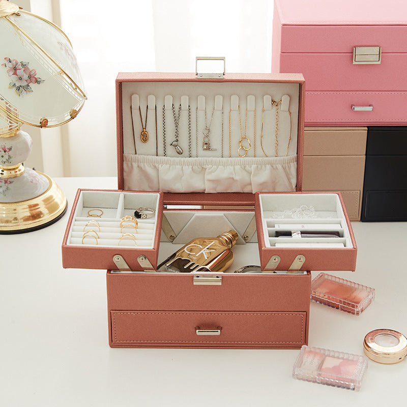 Leather Jewelry Storage Box