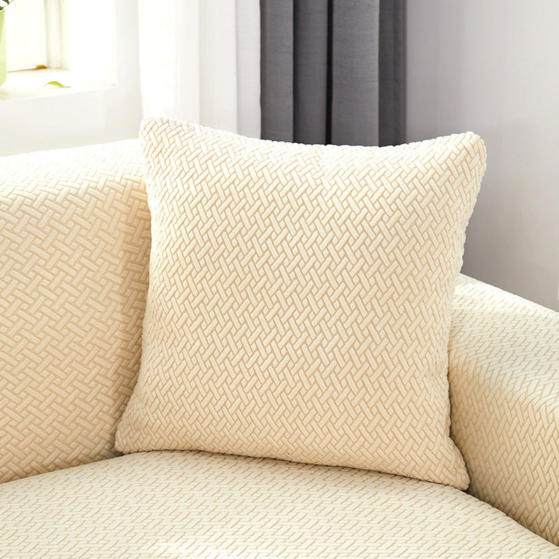 Tufted Herringbone Cushion/Cover 45x45cm