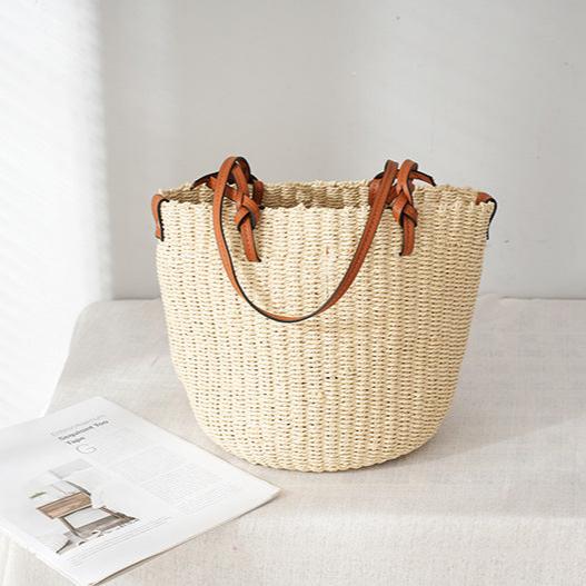 Woven Bucket Handbag