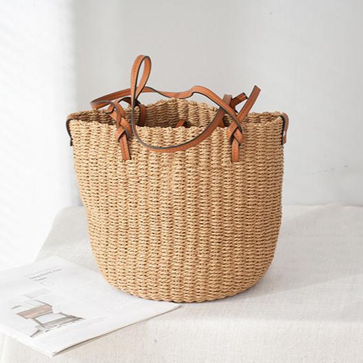 Woven Bucket Handbag