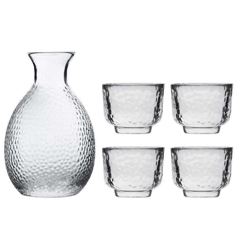 Hand-Blown Sake Pour Set
