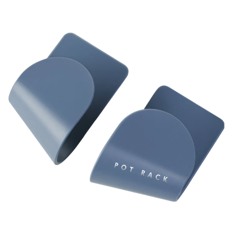 Wall-Mounted Pot Lid Holder Blue
