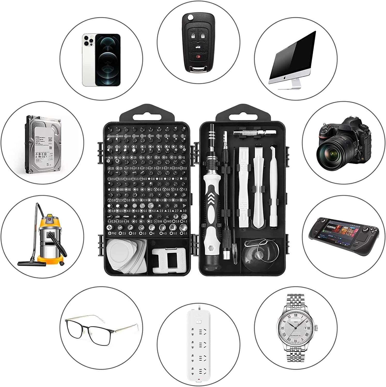 117-in-1 Precision Magnetic Screwdriver Set