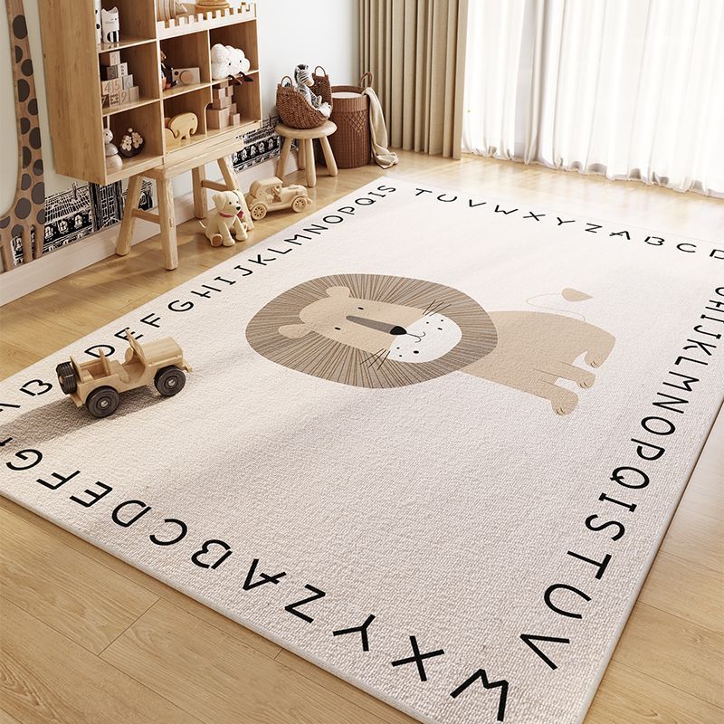 Lion Bedroom Area Rug