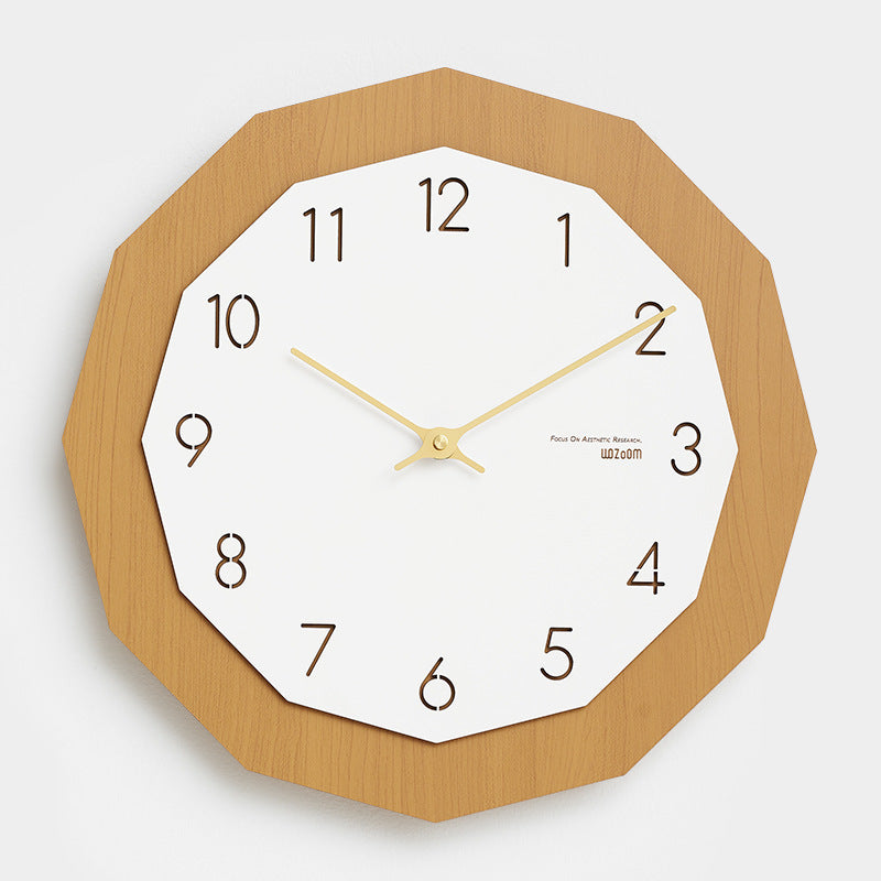 Polygon Wall Clock 38cm