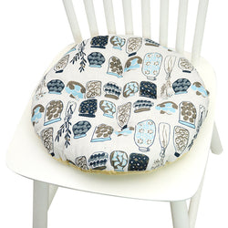 Cute Cartoon Round Cotton Chair Cushion 40cm