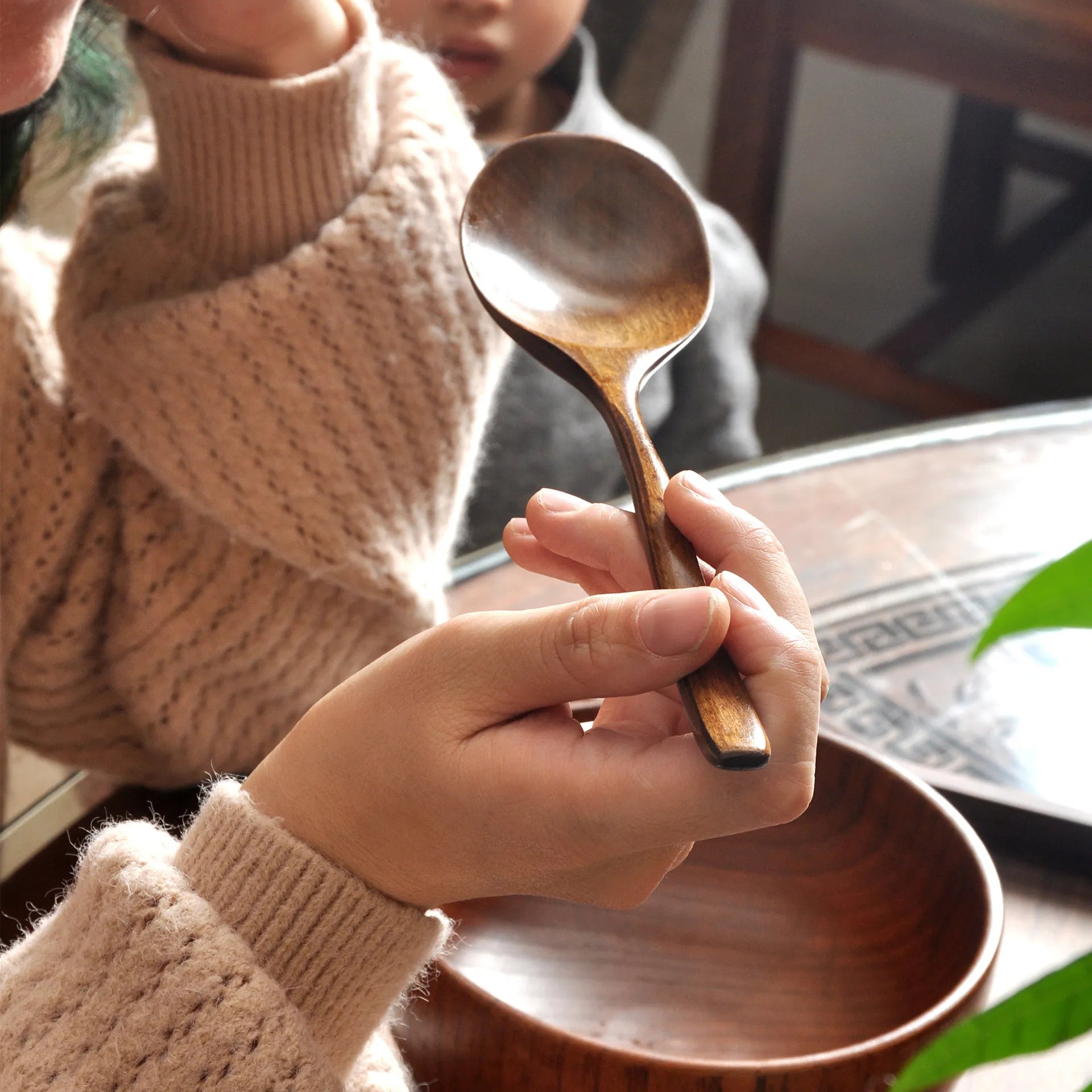 Walnut Soup Spoon