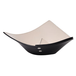 Traingular Leather Tray