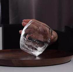 Crystal Wave Whiskey Glass