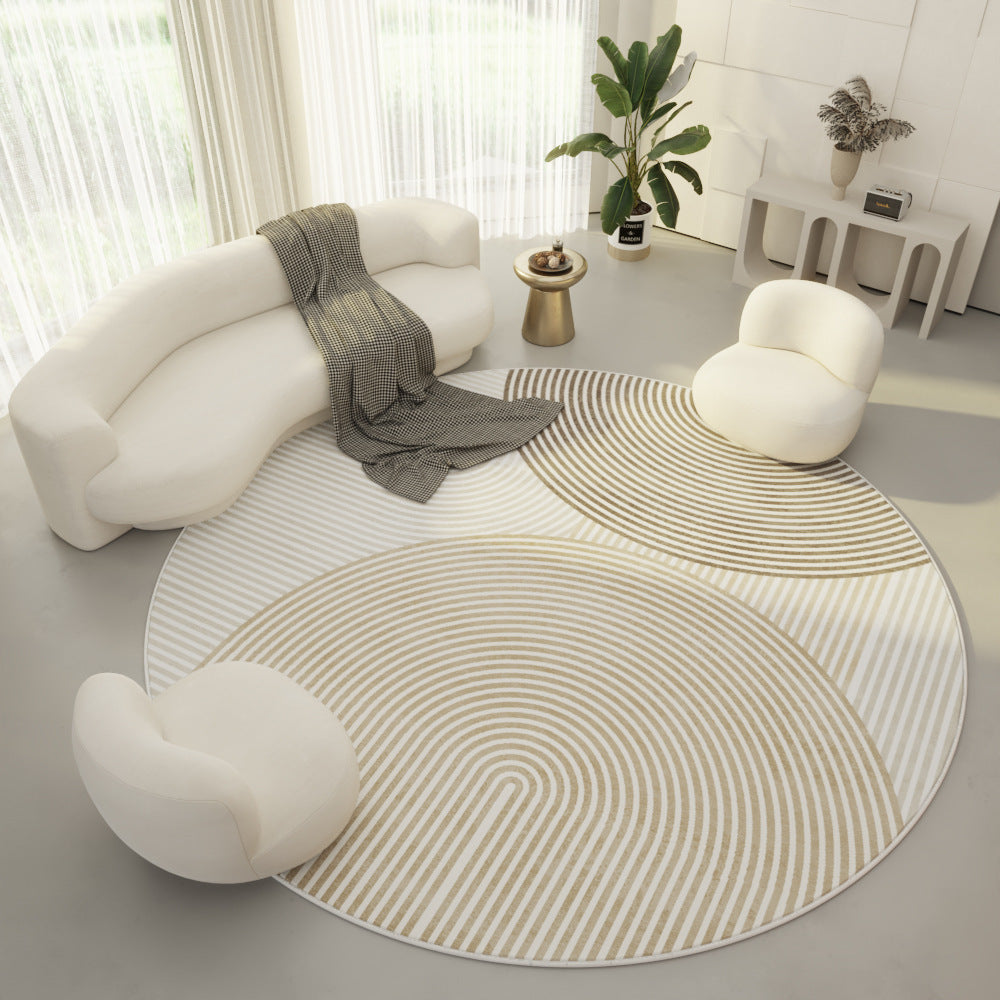 Dual-Tone Harmony Round Rug