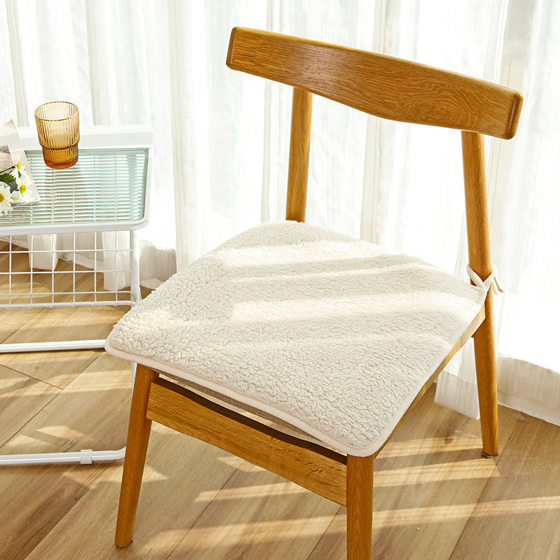 Plush Cotton Chair Pad