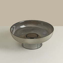 Ribbed Pedestal Bowl