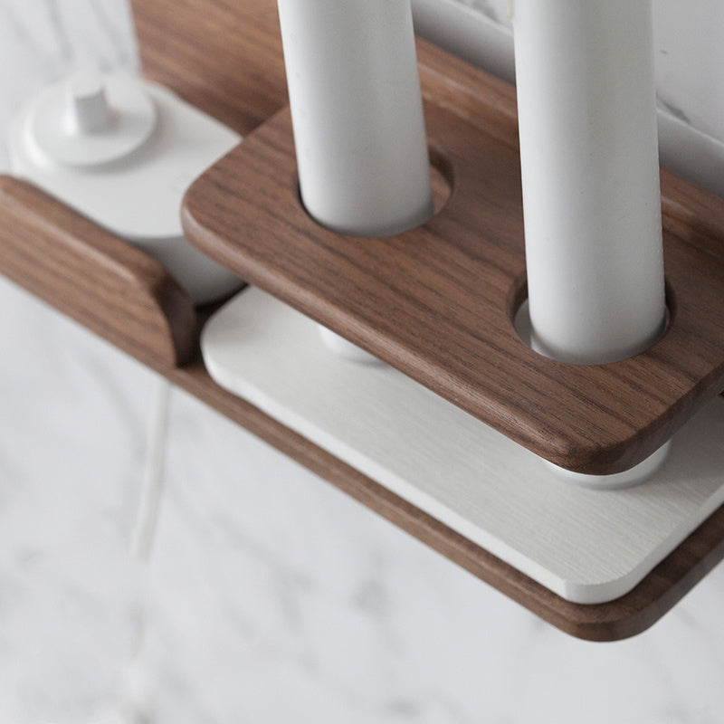 Wooden Electric Toothbrush Holder