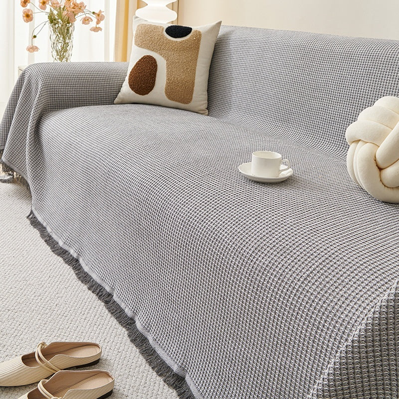 Textured Woven Throw Blanket