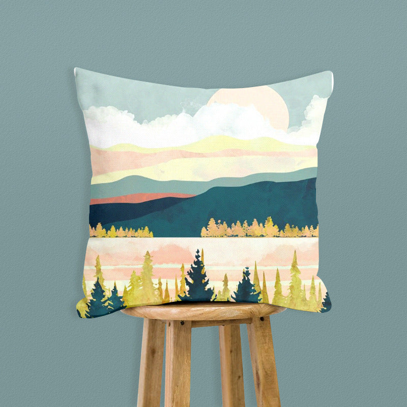 Landscape Cushion Cover 45x45cm